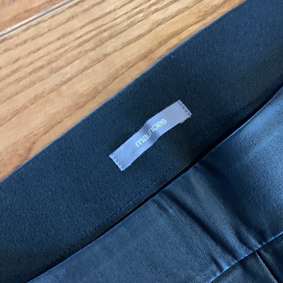 Never worn Maurice’s faux leather dress pants size 16 - Picture 3 of 7